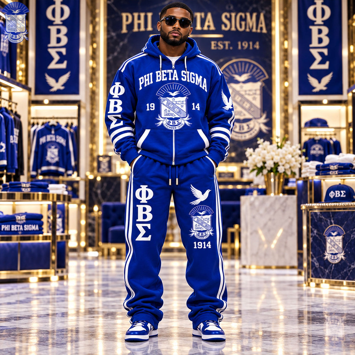 Premium Masked Hoodie Tracksuit Set HANNN TND PBS 2010265