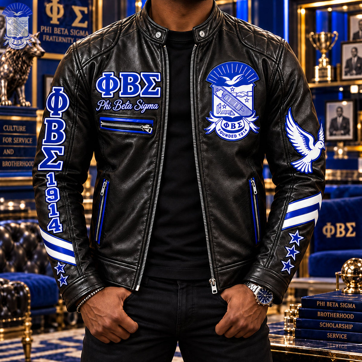Men's Leather Jacket HANNN TND PBS 20102610