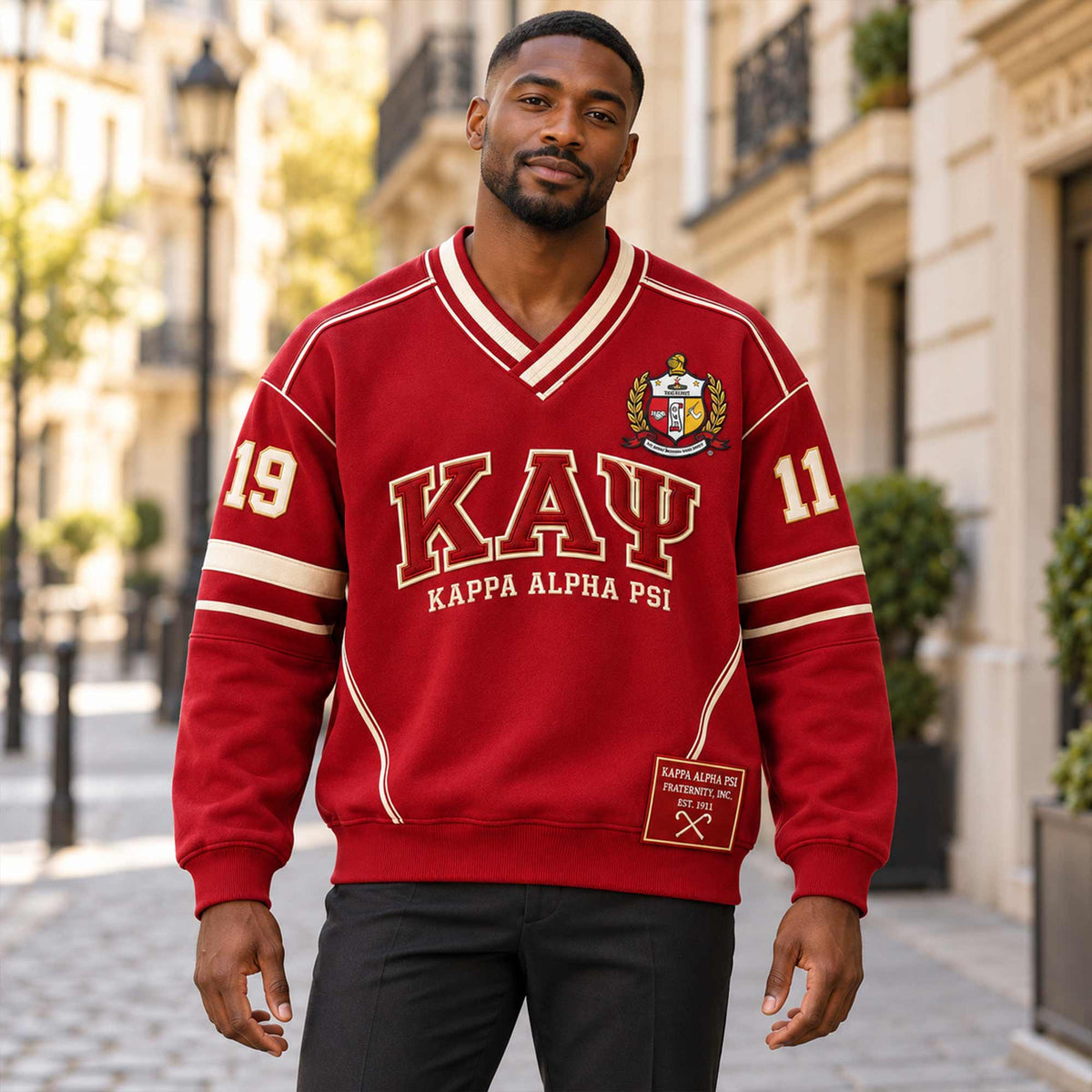 Premium V-Neck Sweater HCT HTT KAP 22102611