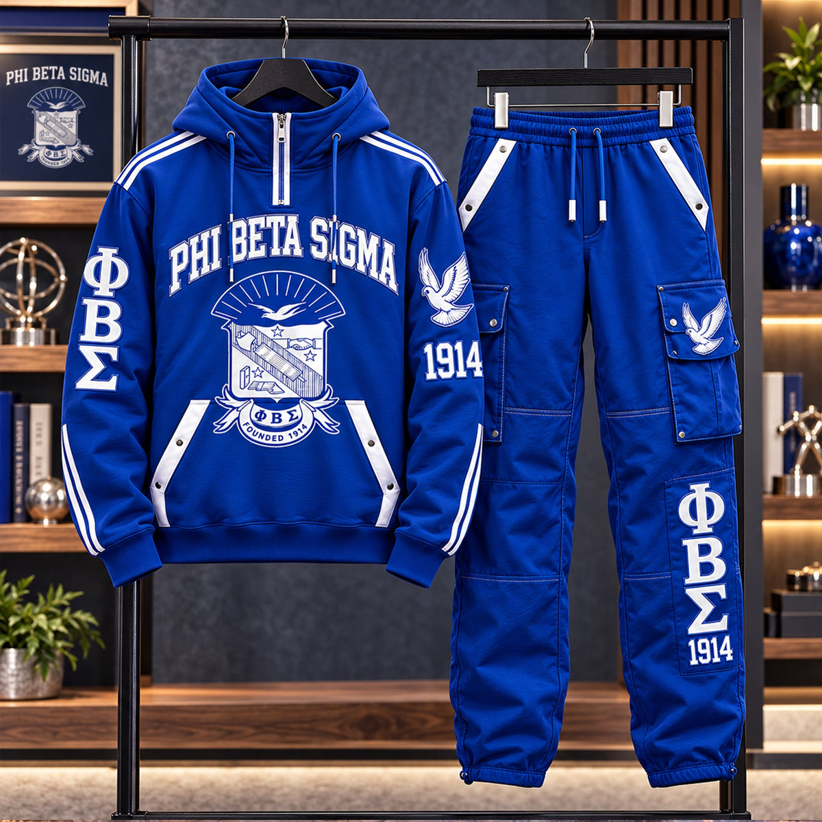 PREMIUM MASKED HOODIE TRACKSUIT SET ALK YPT PBS 2710262